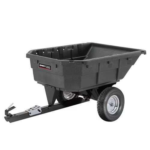 Dump cart lawn - dump, tractor